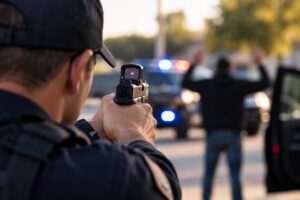 In Police Work, Red-Dots Have Little to Do with Shooting